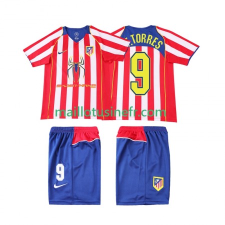 Maillot de Foot Atlético Madrid F TORRES 9 2004 Domicile Retro 2005 - Enfant Maillot de Foot Atlético Madrid F TORRES 9 2004 Domicile Retro 2005 - Enfant